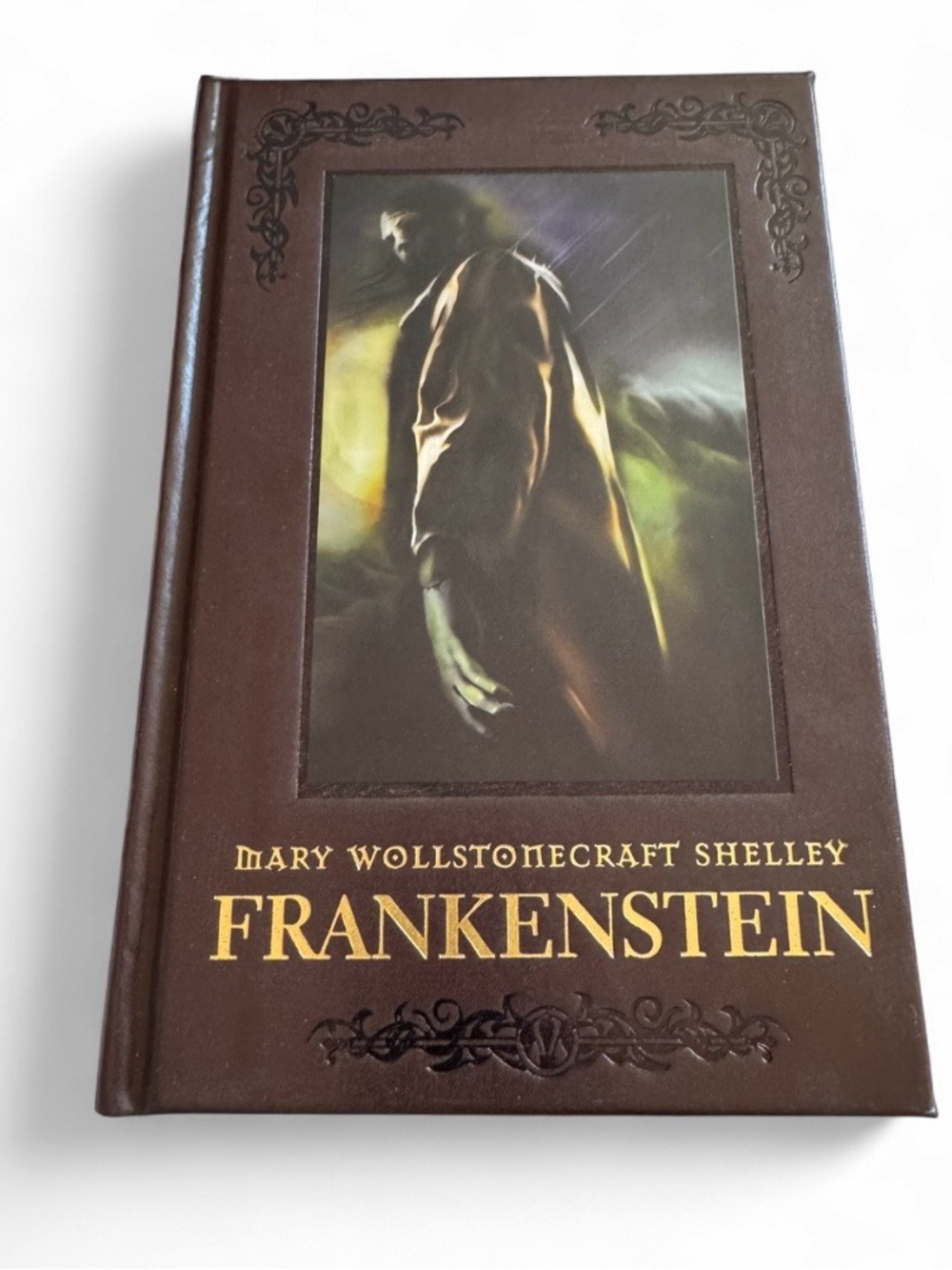 Leather Bound Frankenstein by Mary Shelley Deluxe Hardcover 1st Edition Horror